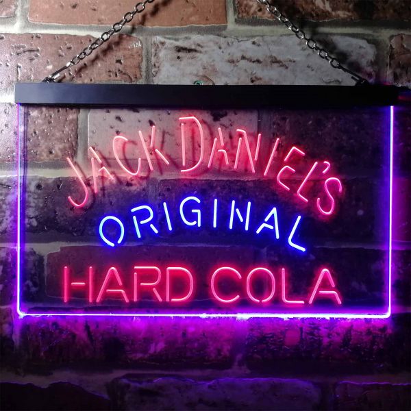 Jack Daniel's Hard Cola Dual LED Neon Light Sign